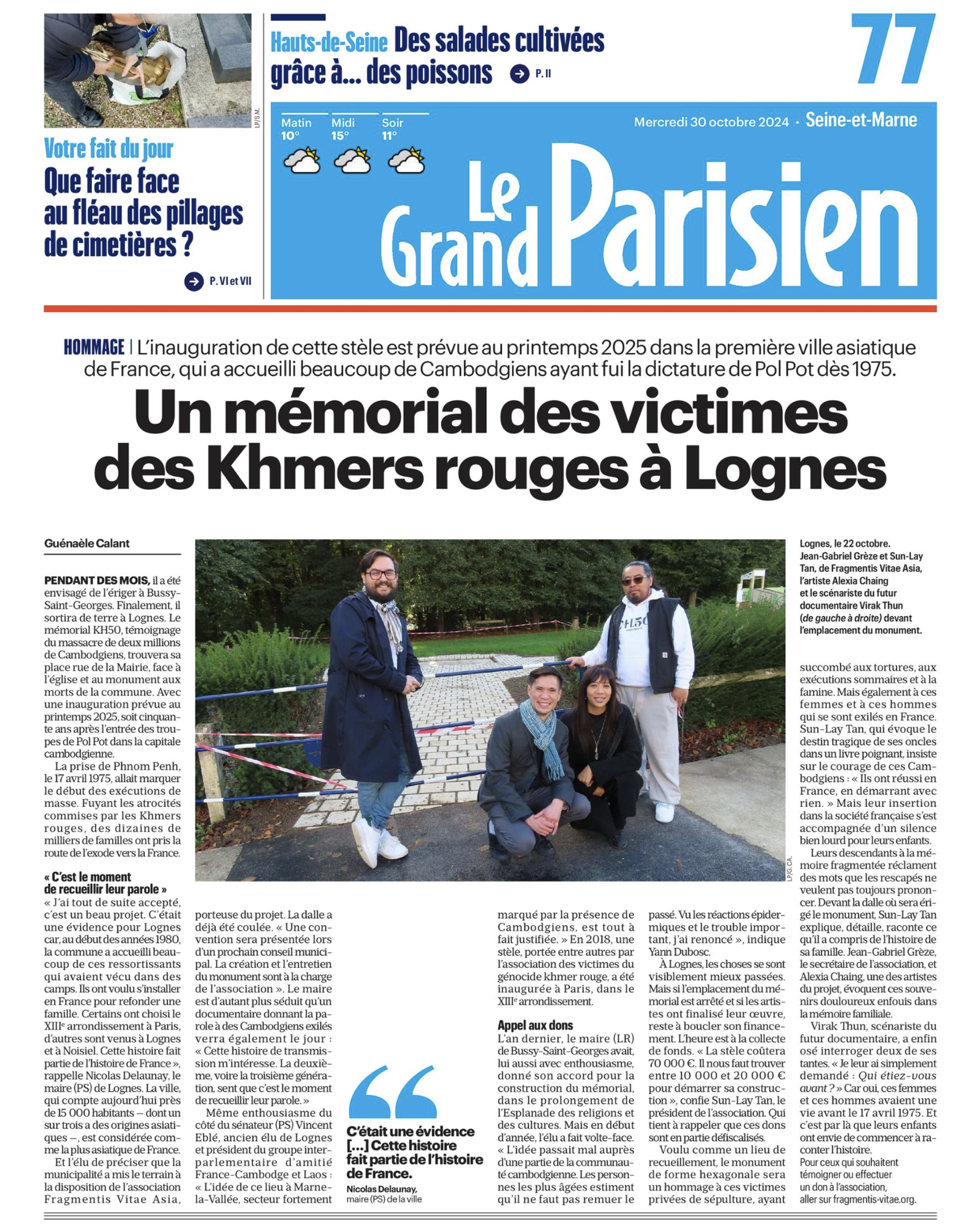 Article Le Parisien